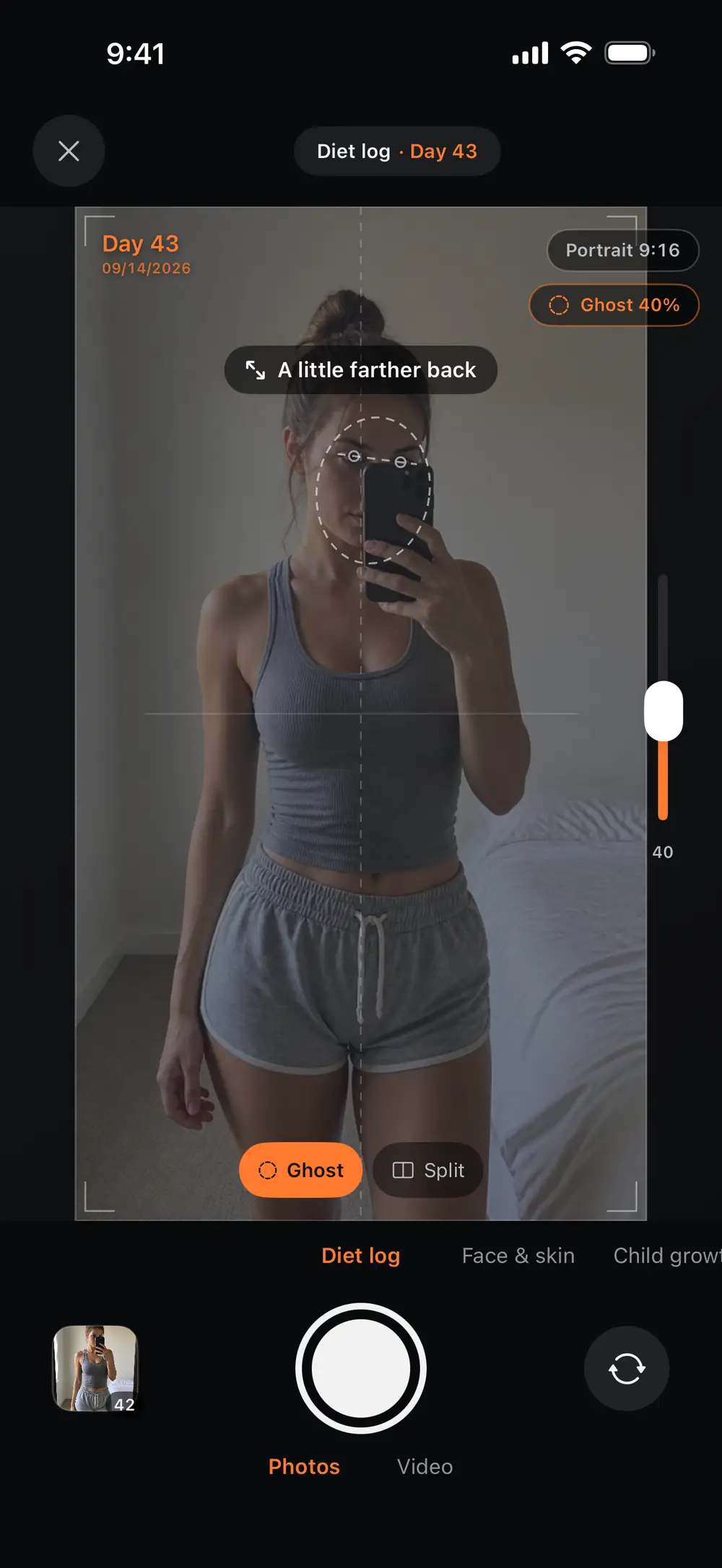 Match the previous frame